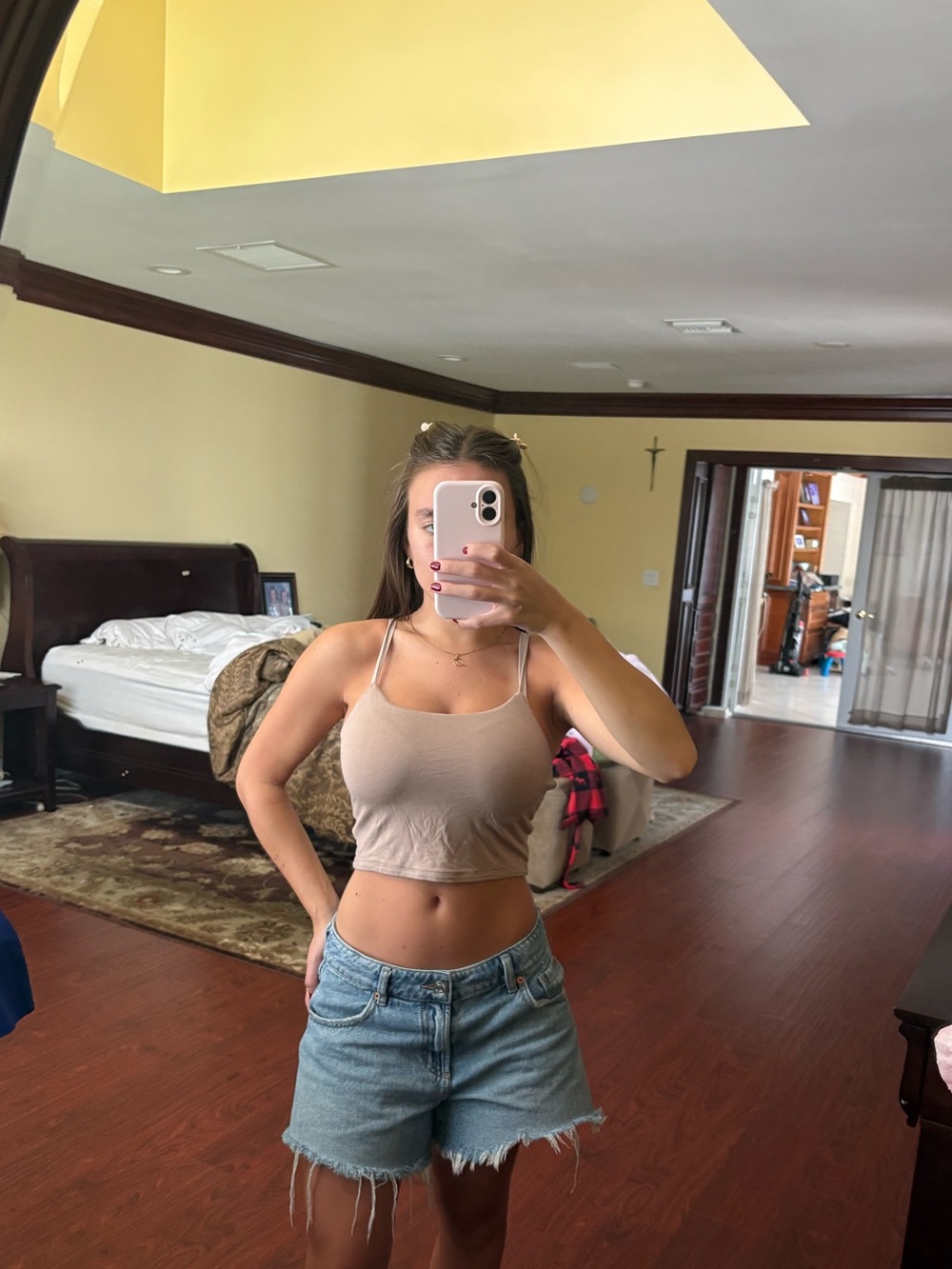 Fashion Nova brown tank top Size M